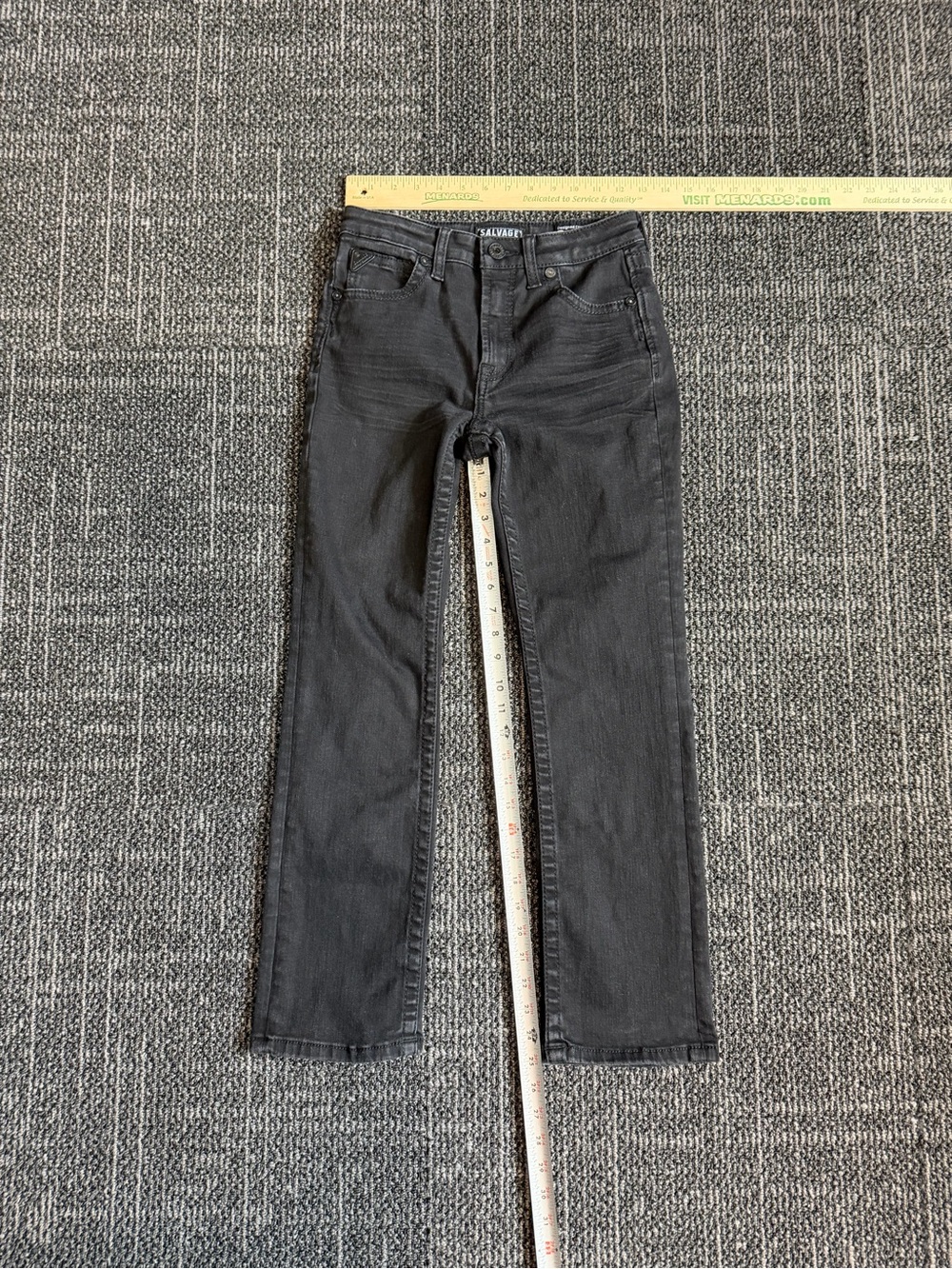 Buckle Boys Salvage Supply Co. Reckless Straight Stretch Jean Size 14